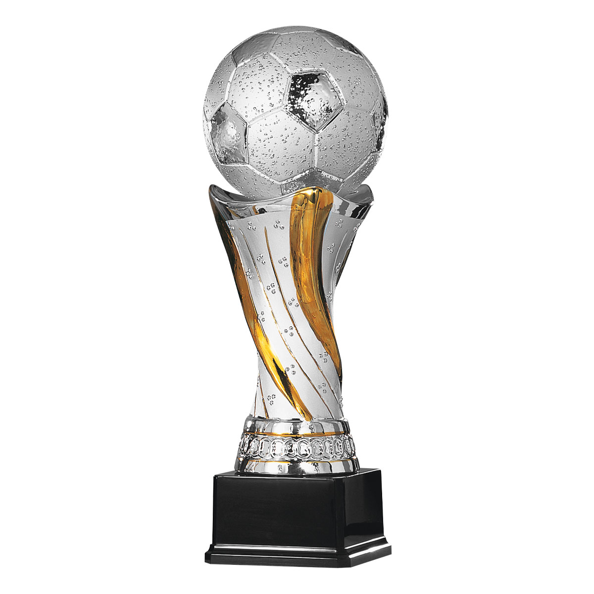 Trofeo fútbol de cerámica