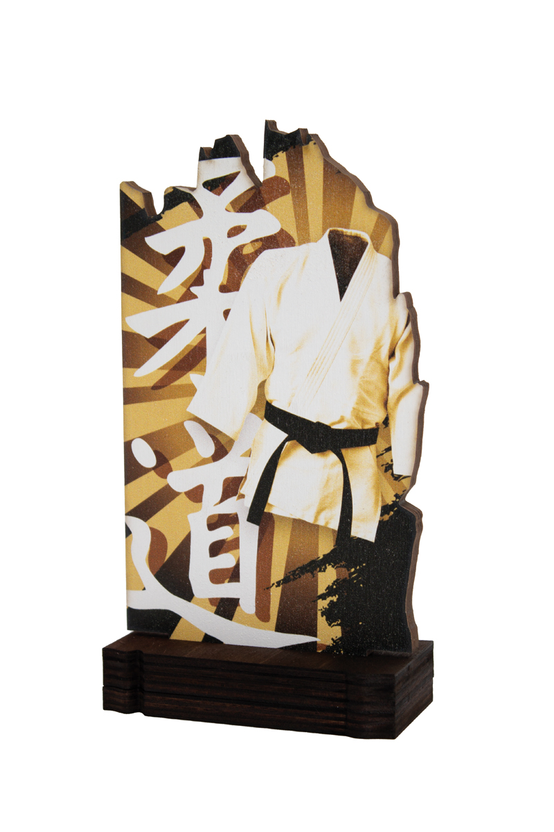 Trofeo Artes Marciales Madera