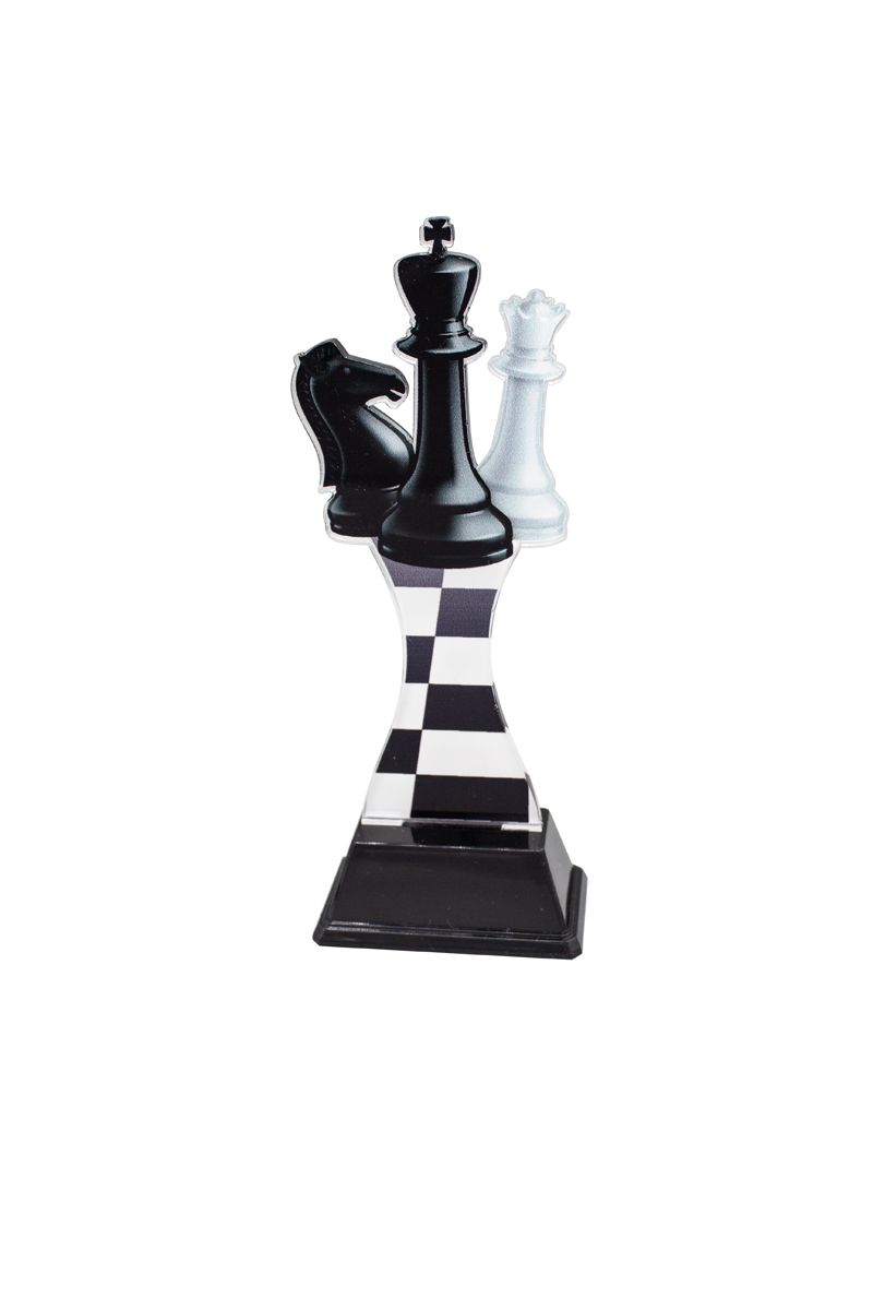 Trofeo ajedrez de metacrilato