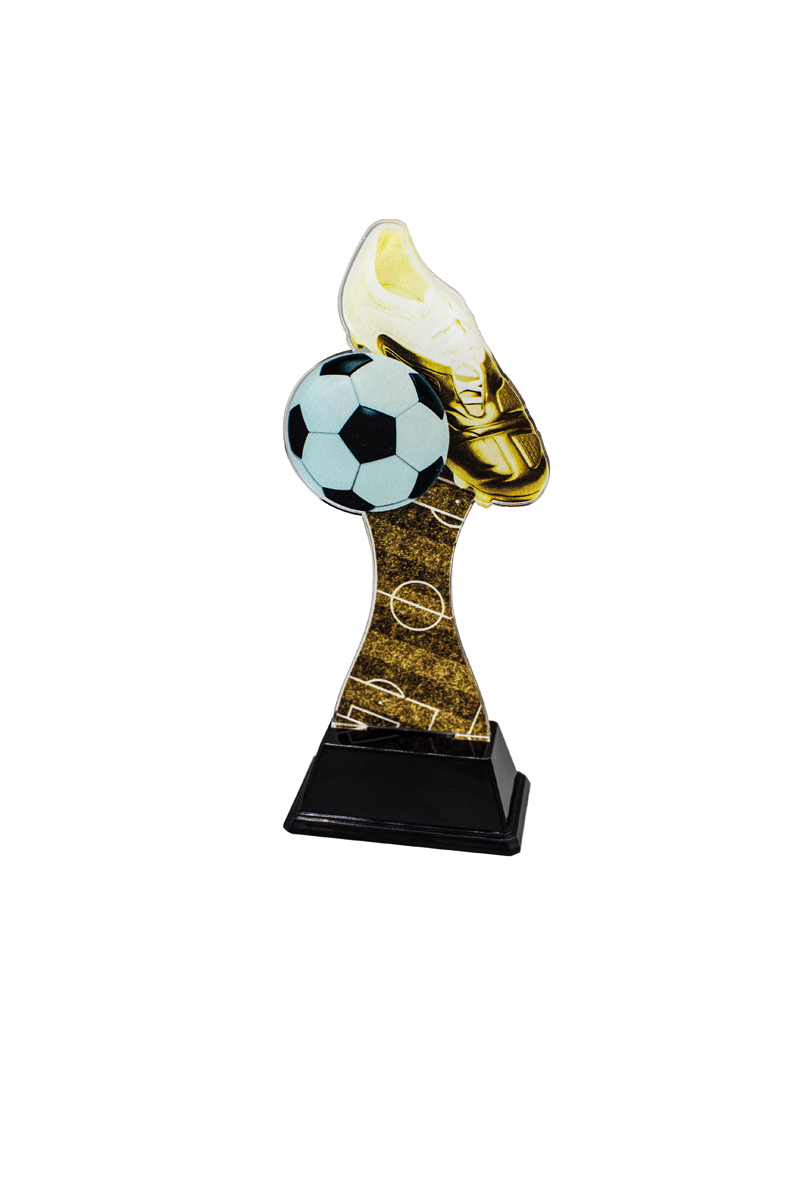 Trofeo fútbol de metacrilato