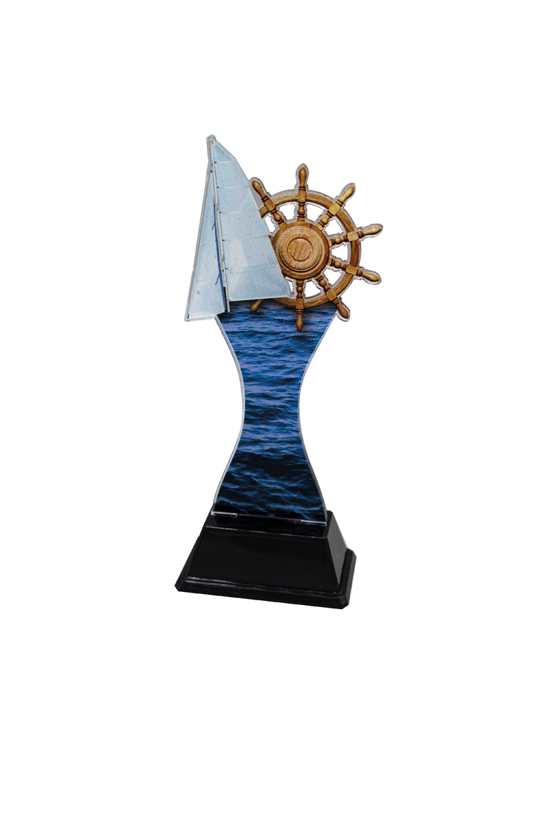 Trofeo vela de metacrilato