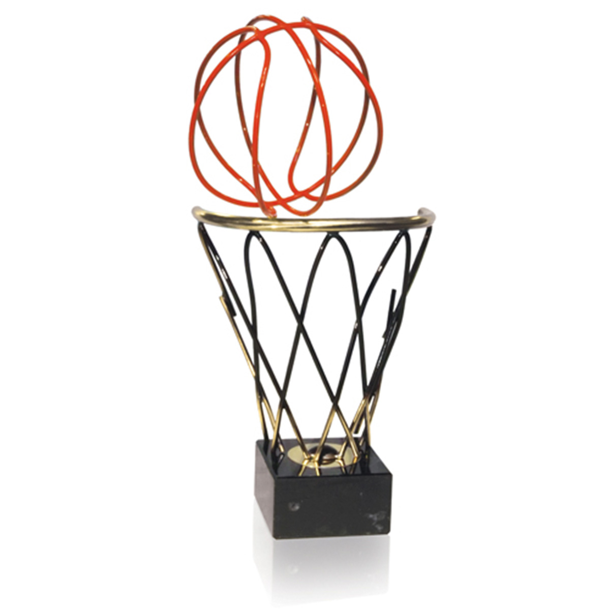 Trofeo Baloncesto Metálico