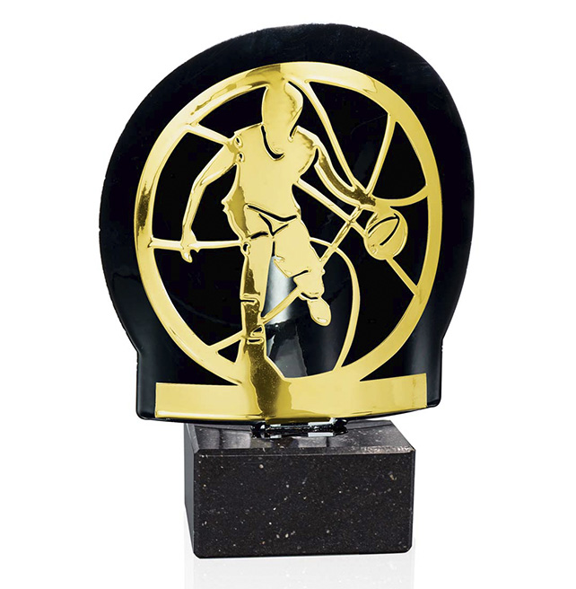 Trofeo Baloncesto Metálico