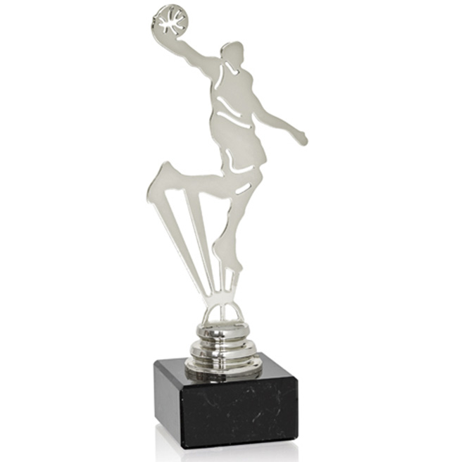 Trofeo Baloncesto Metálico