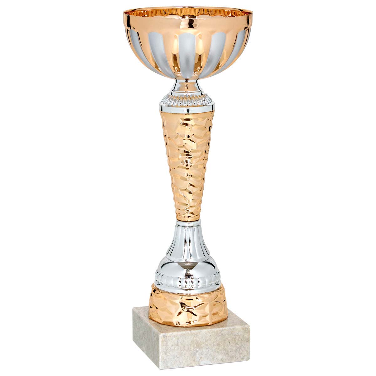 Copa deportiva económica metálica