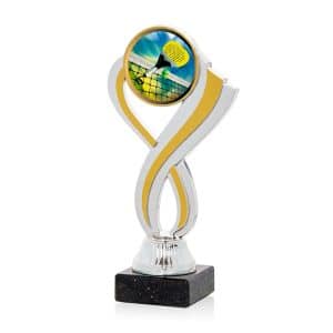 Trofeo económico pádel plástico ABS 19cm
